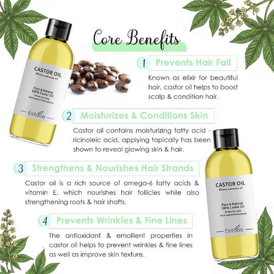 Estooo Natural Castor Oil 120ml